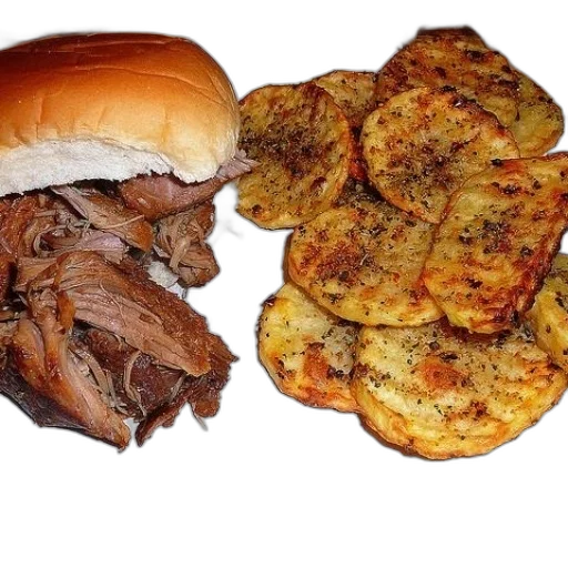 food, plate, sandwich, fried transparent PNG cut-out