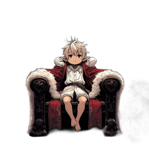 crown, furniture, dragon, creature transparent PNG cut-out