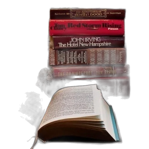 crown, stack, books, authors transparent PNG cut-out