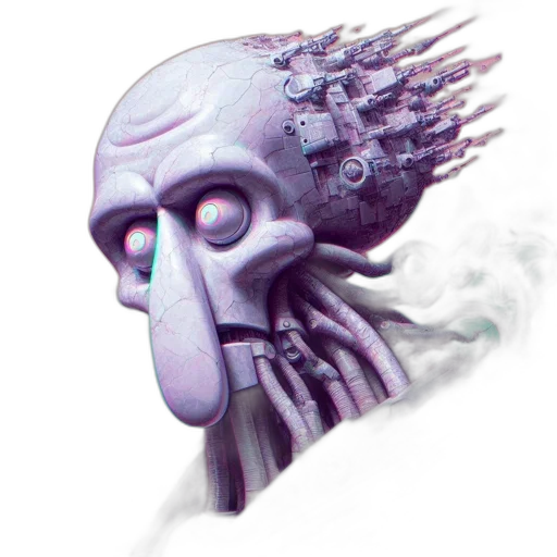 mask, creature, robot, face transparent PNG cut-out
