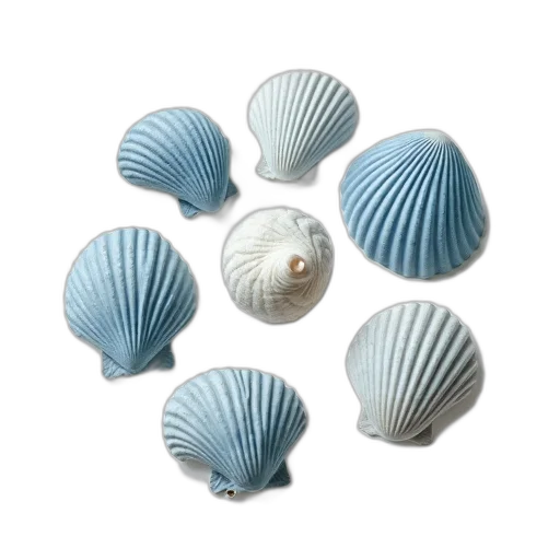 jewelry, 3d render, underwater, monochrome transparent PNG cut-out