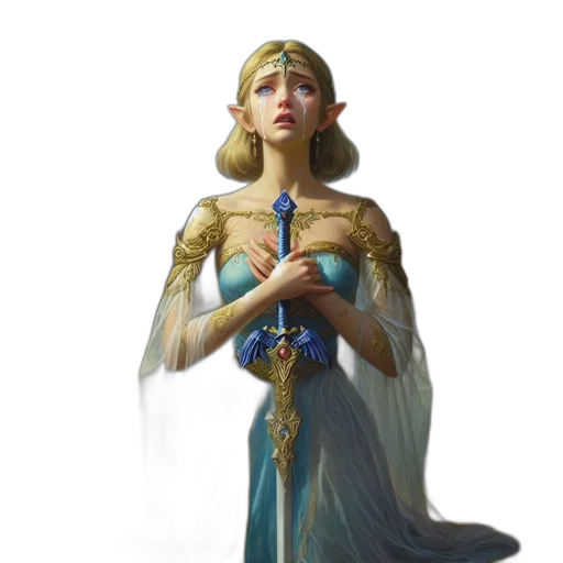crown, dress, jewelry, sword transparent PNG cut-out