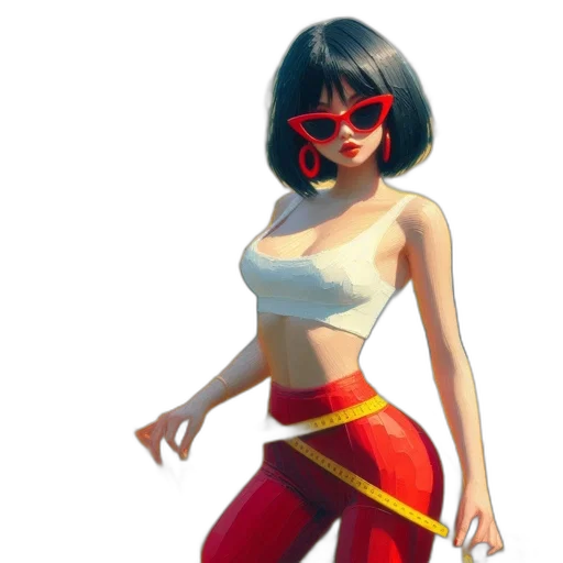 dress, weapon, concept art, 3d render transparent PNG cut-out