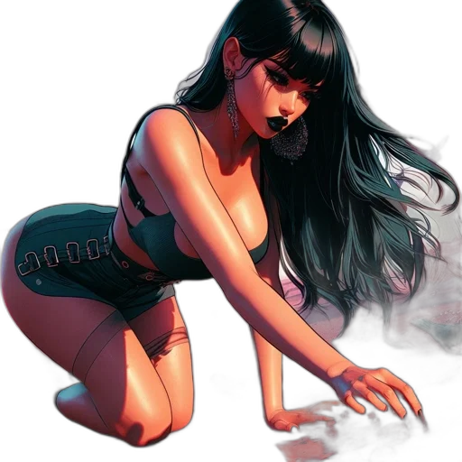 comic book art, concept art, fantasy art, photorealistic transparent PNG cut-out