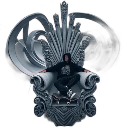 crown, staff, concept art, fantasy art transparent PNG cut-out