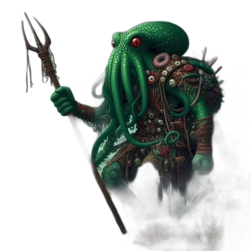 creature, staff, weapon, concept art transparent PNG cut-out