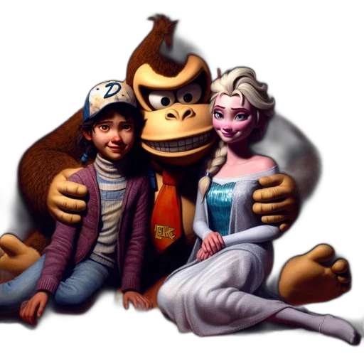 crown, mask, animal, concept art transparent PNG cut-out