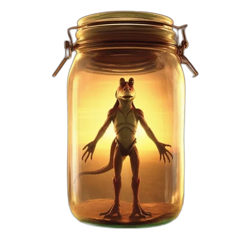 creature, bottle, animal, robot transparent PNG cut-out