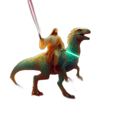dragon, animal, creature, staff transparent PNG cut-out