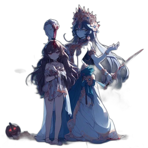 staff, crown, mask, dress transparent PNG cut-out