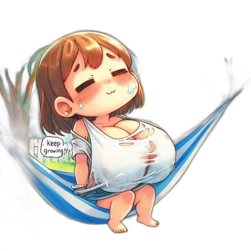 creature, umbrella, staff, watercolor transparent PNG cut-out
