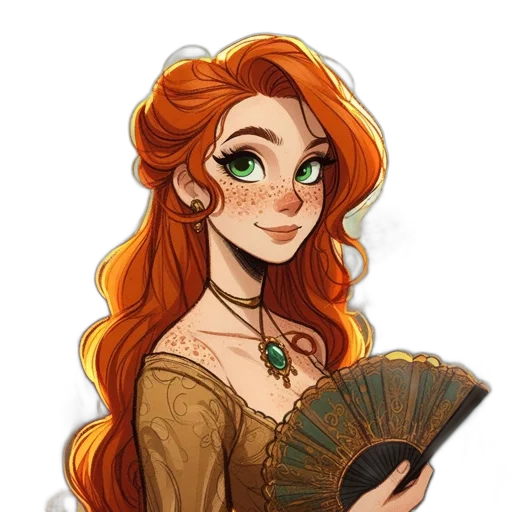 dress, fantasy art, cartoon, concept art transparent PNG cut-out