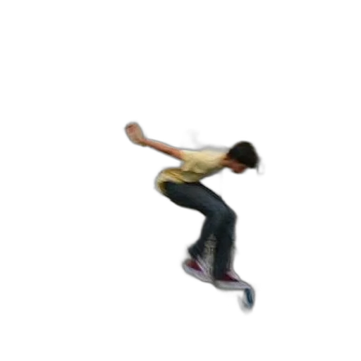 shoes, staff, creature, hair transparent PNG cut-out