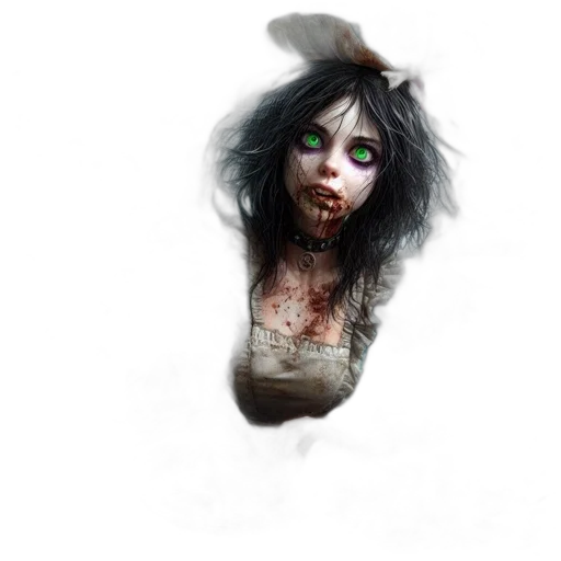 creature, face, mask, staff transparent PNG cut-out