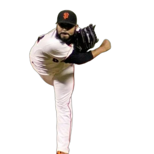 baseball, player, white, uniform transparent PNG cut-out