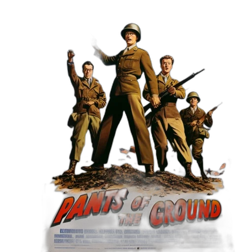 poster, pants, ground, four transparent PNG cut-out