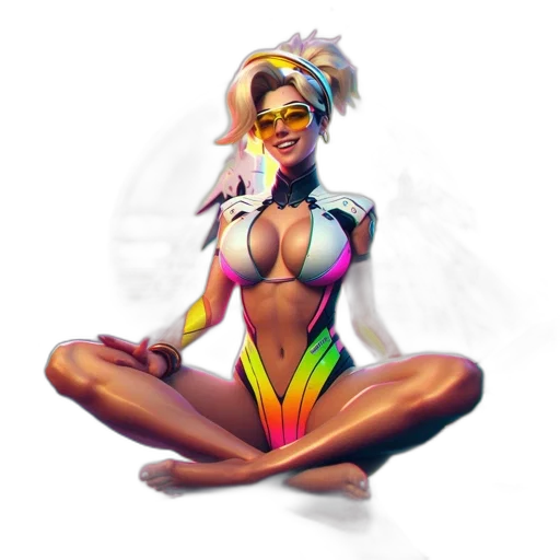 pixel art, concept art, fantasy art, cyberpunk transparent PNG cut-out