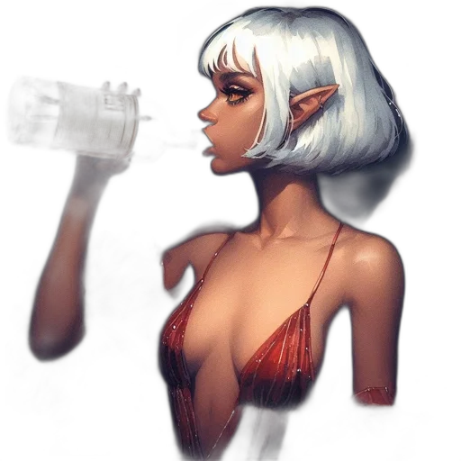 bottle, robot, weapon, face transparent PNG cut-out