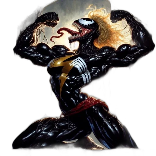 hair, creature, comic book art, concept art transparent PNG cut-out
