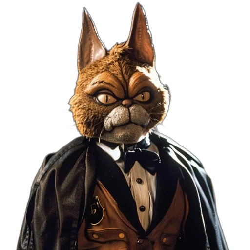 mask, jacket, staff, animal transparent PNG cut-out