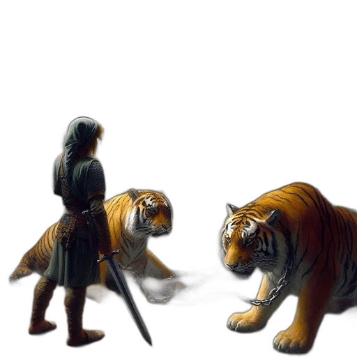 concept art, fantasy art, comic book art, 3d render transparent PNG cut-out