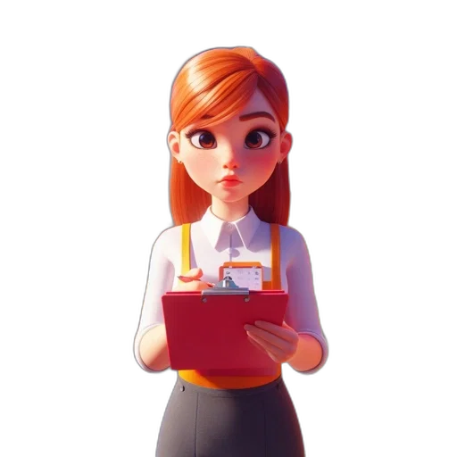 staff, dress, food, face transparent PNG cut-out