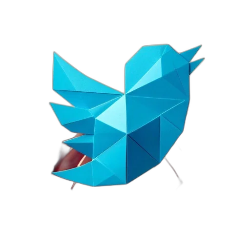 3d render, pixel art, blue, pair transparent PNG cut-out