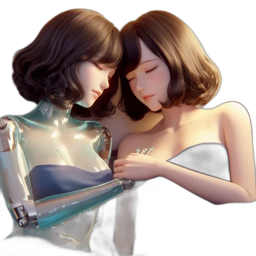 robot, jewelry, dress, concept art transparent PNG cut-out