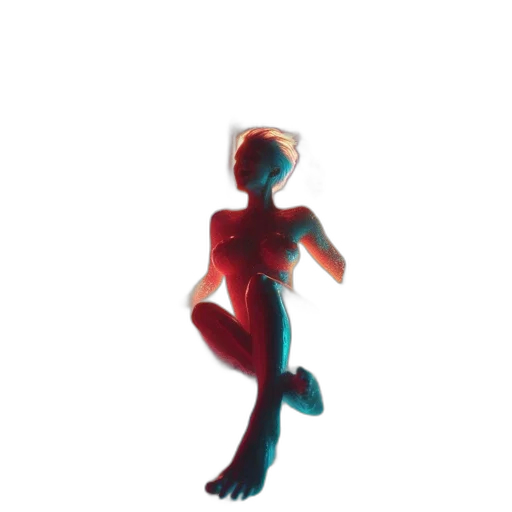 dress, creature, robot, hair transparent PNG cut-out