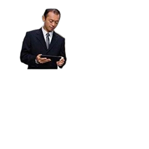 staff, umbrella, jacket, robot transparent PNG cut-out