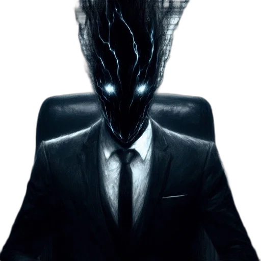mask, creature, hair, robot transparent PNG cut-out