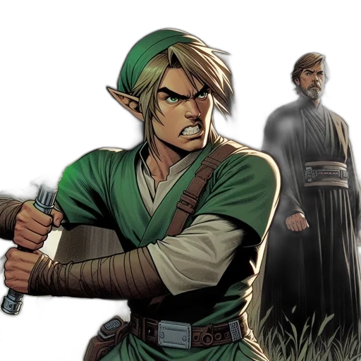 weapon, sword, staff, comic book art transparent PNG cut-out
