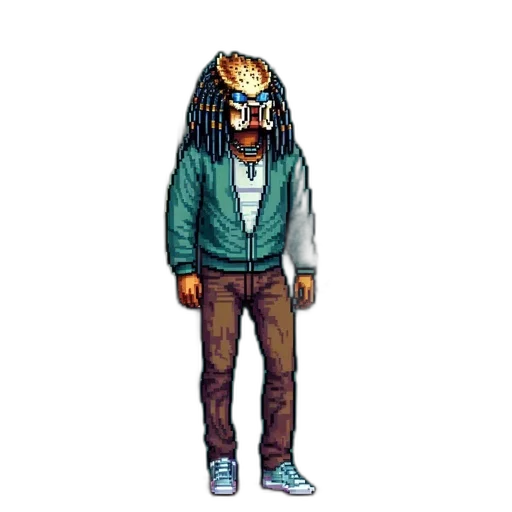 jacket, mask, robot, creature transparent PNG cut-out