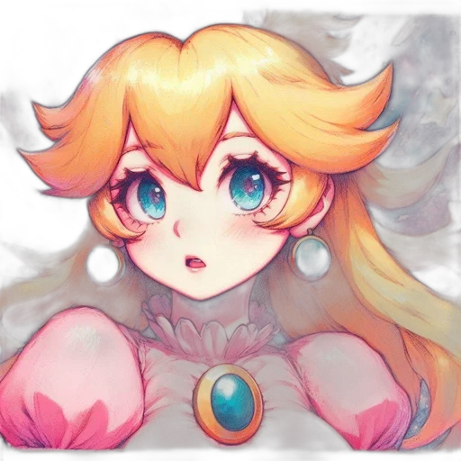 crown, face, watercolor, pixel art transparent PNG cut-out