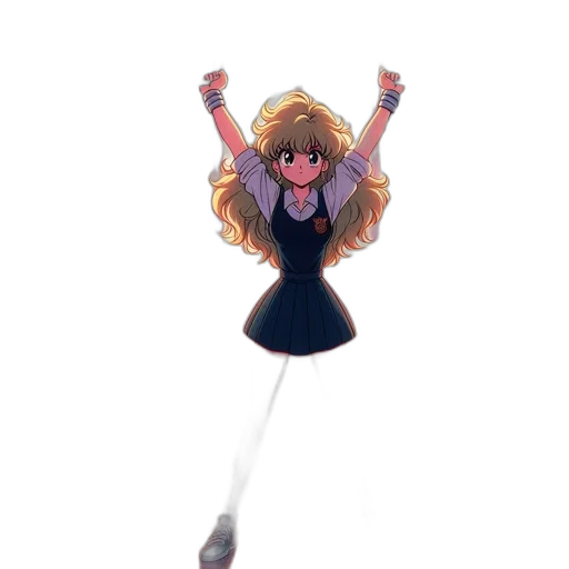 dress, staff, hair, crown transparent PNG cut-out