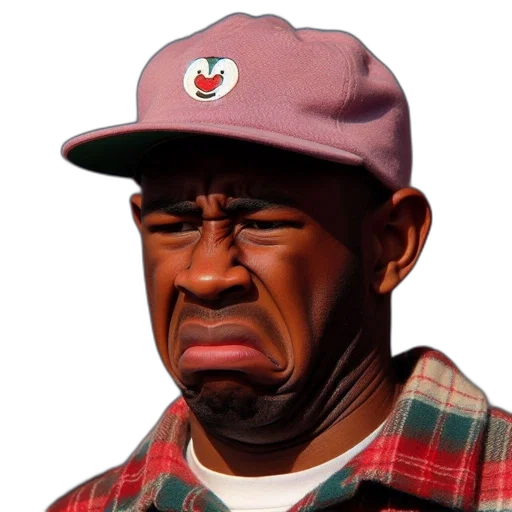 face, hat, photorealistic, concept art transparent PNG cut-out