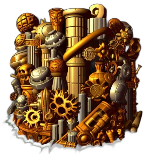 jewelry, furniture, robot, staff transparent PNG cut-out