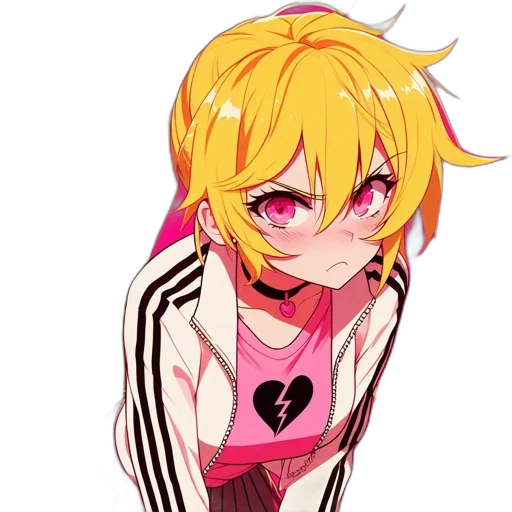 jacket, staff, weapon, face transparent PNG cut-out