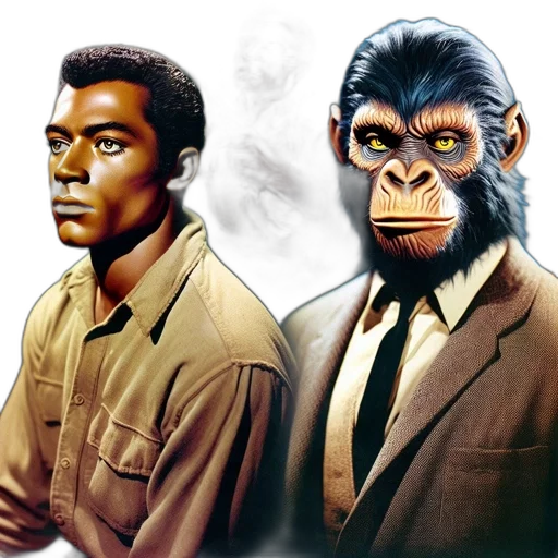 animal, comic book art, concept art, photorealistic transparent PNG cut-out