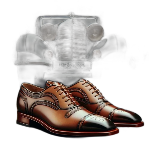 shoes, photorealistic, concept art, 3d render transparent PNG cut-out