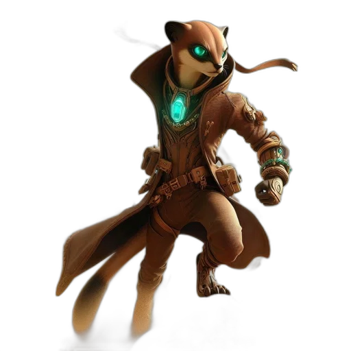 staff, robot, jacket, mask transparent PNG cut-out