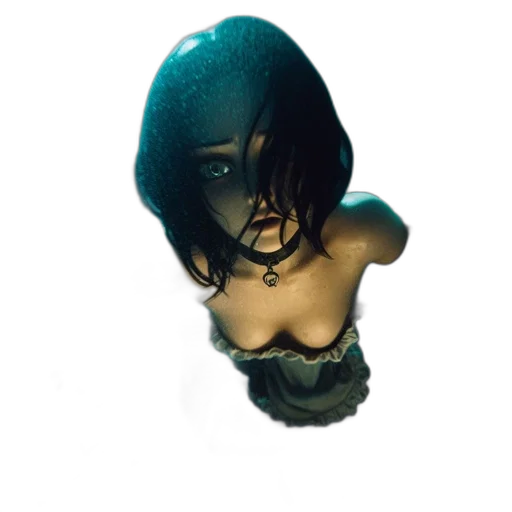 mask, jewelry, hair, dress transparent PNG cut-out