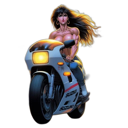 car, comic book art, concept art, fantasy art transparent PNG cut-out