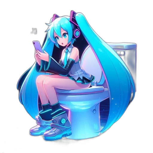 robot, furniture, pixel art, anime transparent PNG cut-out