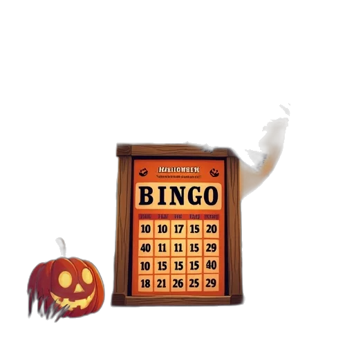 food, 3d render, bingo, card transparent PNG cut-out