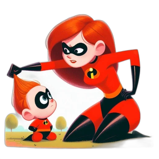 comic book art, concept art, cartoon, 3d render transparent PNG cut-out