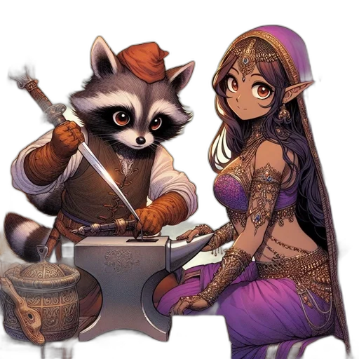 staff, jewelry, animal, weapon transparent PNG cut-out