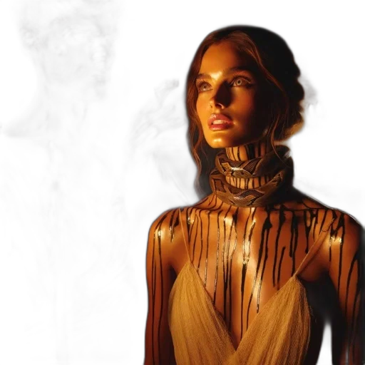 dress, jewelry, concept art, fantasy art transparent PNG cut-out