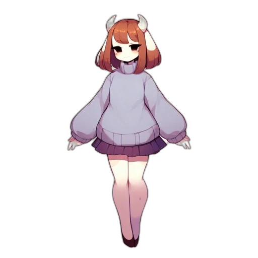 dress, creature, staff, robot transparent PNG cut-out