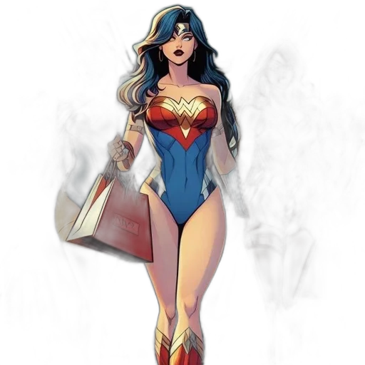 comic book art, concept art, fantasy art, cartoon transparent PNG cut-out